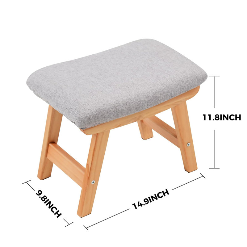 Tabouret en bois massif