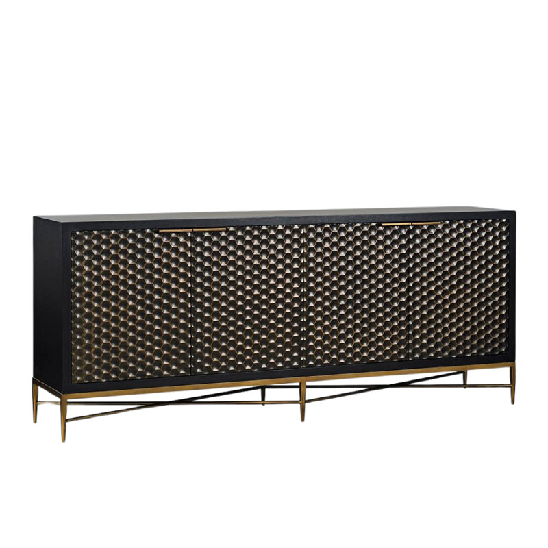 Buffet Honeycomb, Noir