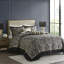 Couvre-lit noir avec bordure unie pour très grand lit-127224500-127224501