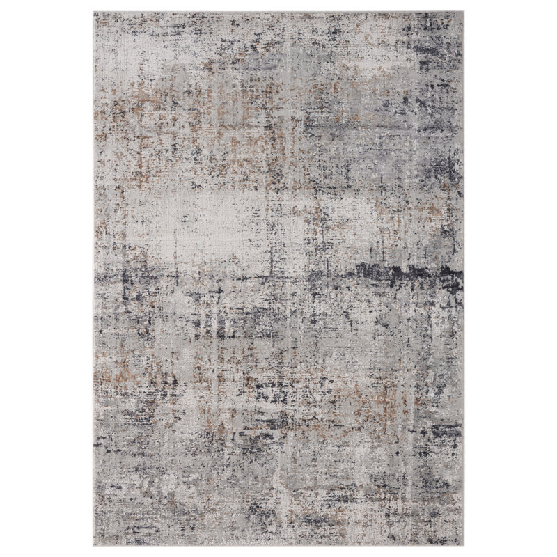 Annapolis Viscose Abstract Indoor Rug, Rectangle 5'3" x 7'2"