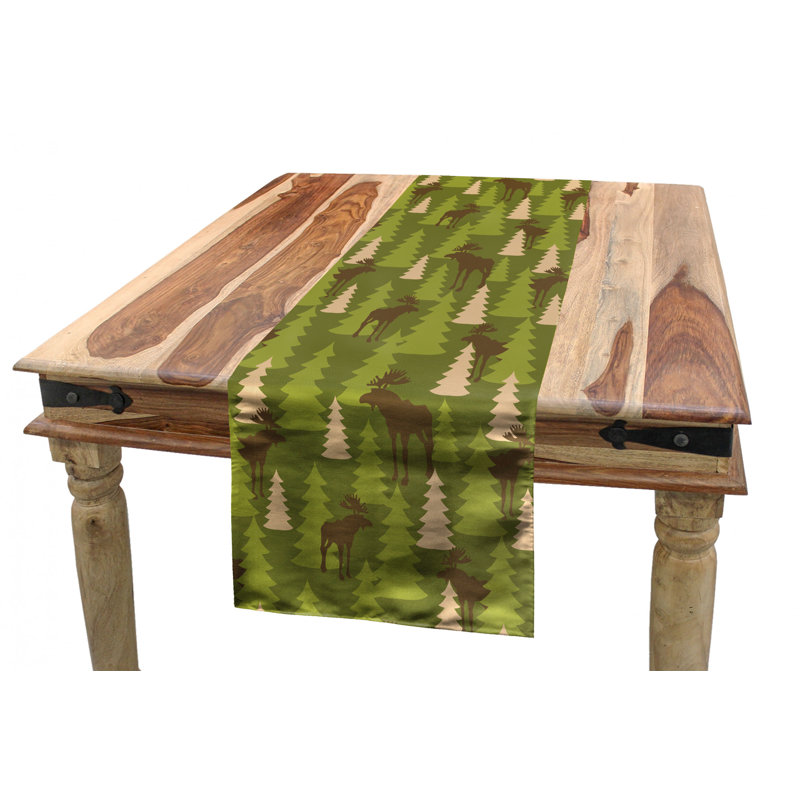 Chemin de table Deer, 72 po x 16 po