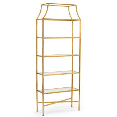 5-Tier Heritage Etagere Bookcase 82"H X 32"W
