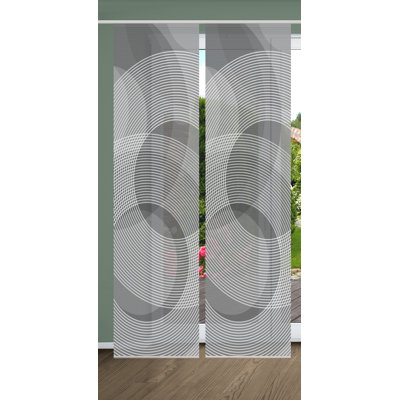 Semi Sheer Sliding Panel