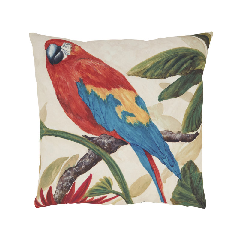 Coussin d'extérieur coloré avec bourre en polyester