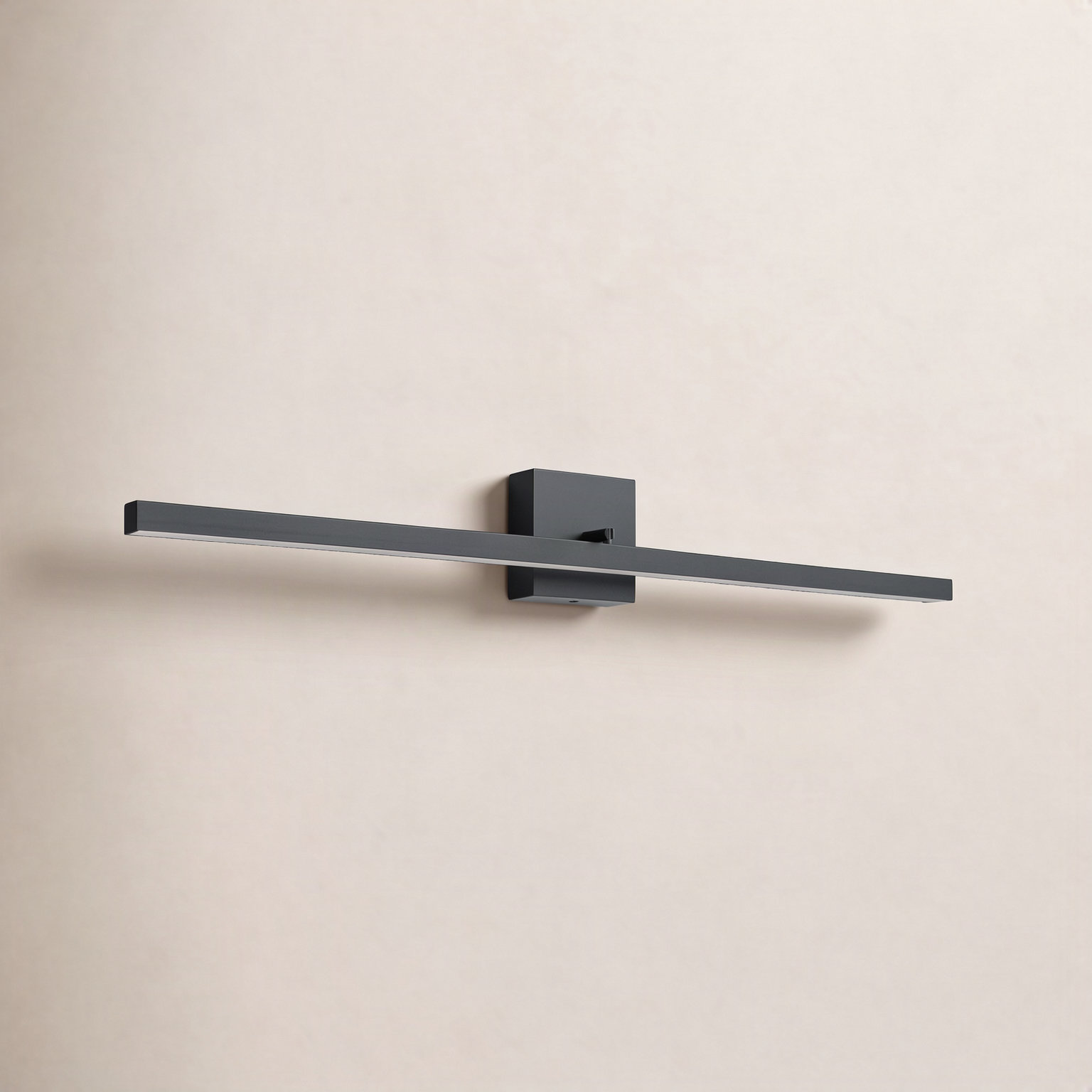 Rubie Single Dimmable LED Bath Bar, Black