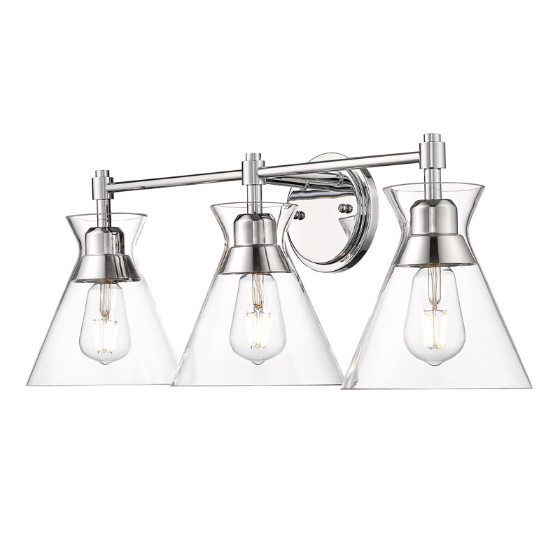 Malta 3 - Light Dimmable Vanity Light, Chrome