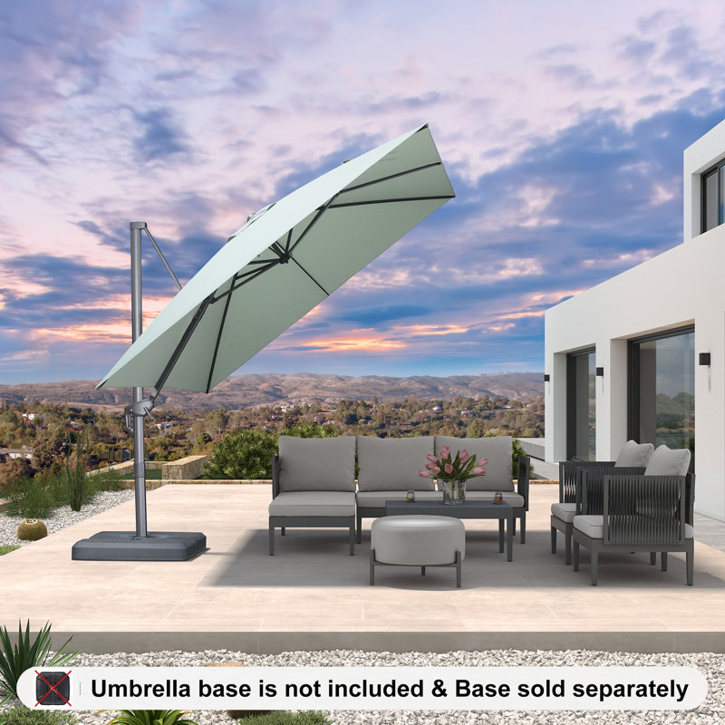 243cm Cantilever Parasol, Green