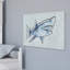 Grand requin II - reproduction sur toile-1291977004
