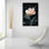 «Flower In The Dark» par Andreas Magnusson, art mural en verre acrylique
