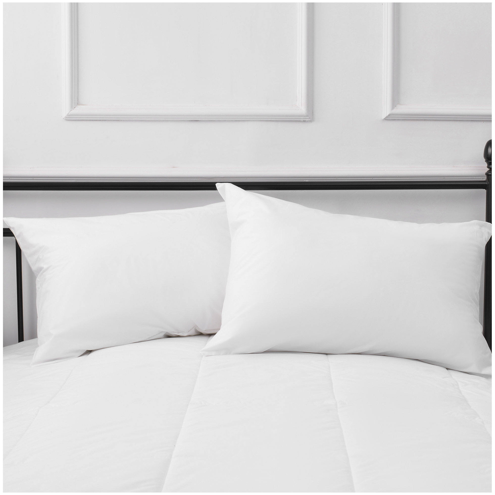  100% Cotton Zipper Pillow Protector, Queen