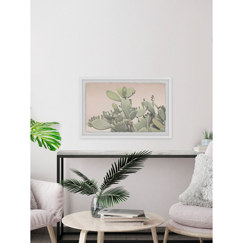 Cactus Bunch - Single Picture Frame Print, 20 cm H x 30 cm W x 4 cm D