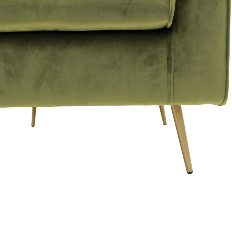 Fauteuil Addi, Vert avocat Chantel