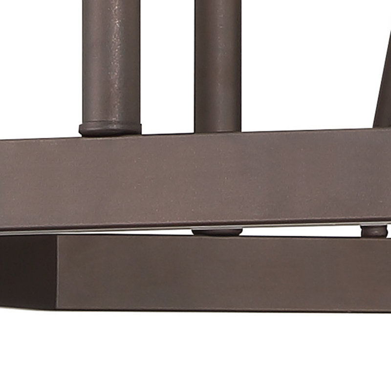 Vredenburgh 16-Light Wagon Wheel Candle Style Chandelier, Oil Rubbed Bronze