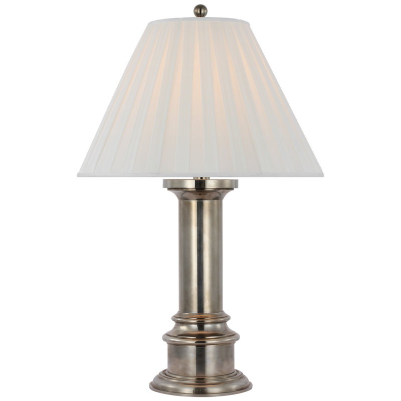 Hammett Table Lamp, Butler's Silver