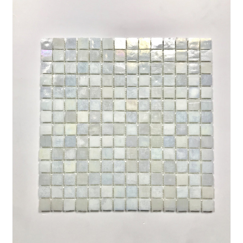 Carreau de mosaïque en verre 0,75 po x 0,75 po Leed Amber