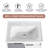 Cili 24.14 " W 1 Single Vanity Bathroom Vanity With Ceramic Top