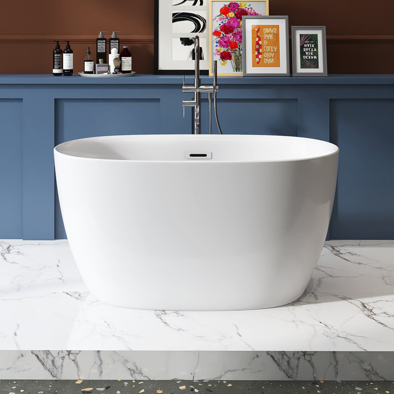 47'' Acrylic Freestanding Bathtub-Acrylic Soaking Bathtub