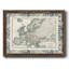 Border Map of Europe - Reproduction d'un seul cadre photo sur toile-623568094-623568096