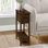 Accent Table, End, Side Table, Nightstand (Bedside Side Table), 2 Tier, Narrow, Storage Drawer, Veneer, Transitional