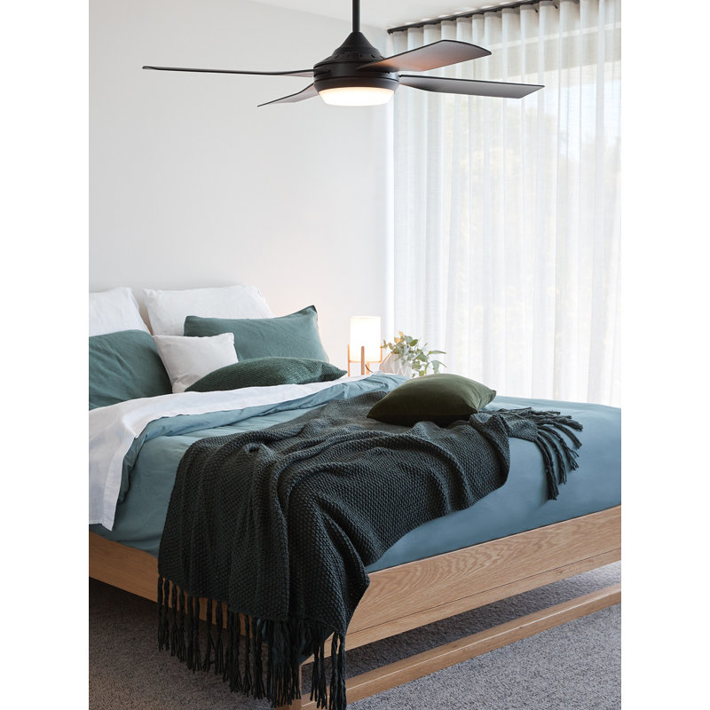 Ventilateur de plafond 24 po ½ po de diamètre intérieur noir compatible avec les ventilateurs, 24" H x 0.85" W x 0.85" D