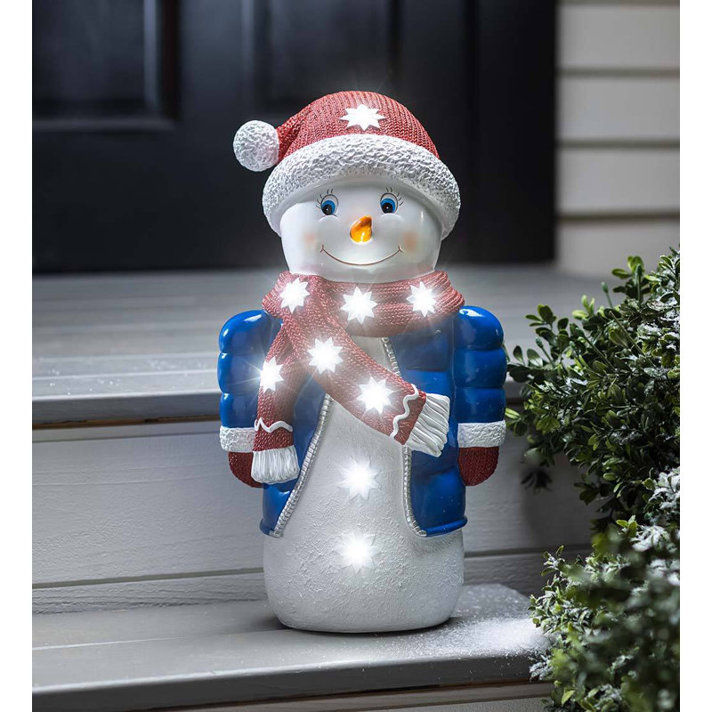 Statue de bonhomme de neige Jaydeliz