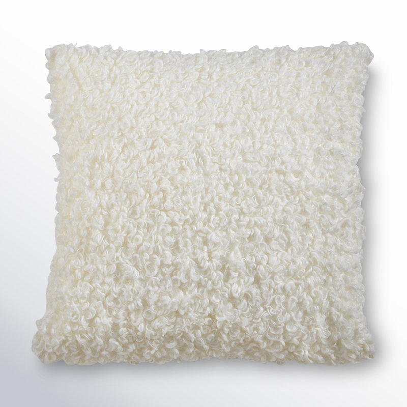 Housse et insert de coussin Heijo, Polyester / Bourre en polyester, Ivoire