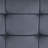Brantley Gray Velvet & Sandy Gray Finish Ottoman