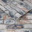 Fresco Navy/Red Industrial Distressed Brick Wallpaper