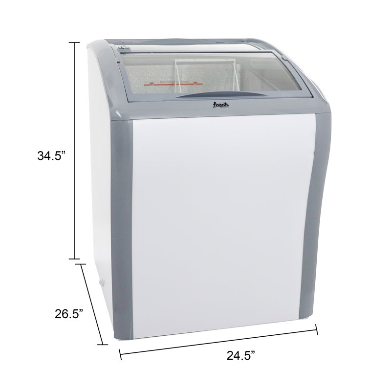 Avanti 4.2 cu. ft. Commercial Sliding Glass Top Freezer or Refrigerator