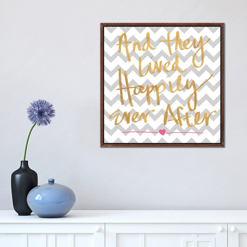 Wedding III by Sd Graphics Studio - Print on Canvas, 93.98 cm H x 93.98 cm W, Brown Framed Canvas