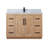 Cicero 48" Single Bathroom Vanity with Grain Engineered Stone Countertop without Mirror