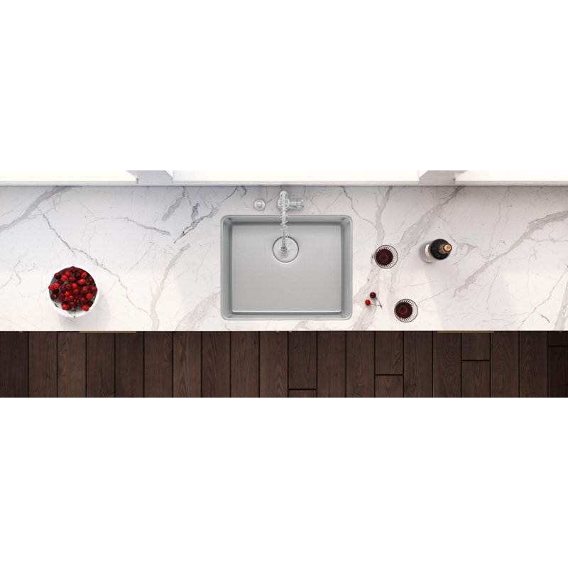 Ruvati 20-inch Undermount Bar Prep Kitchen Sink 16 Gauge Stainless Steel Single Bowl
