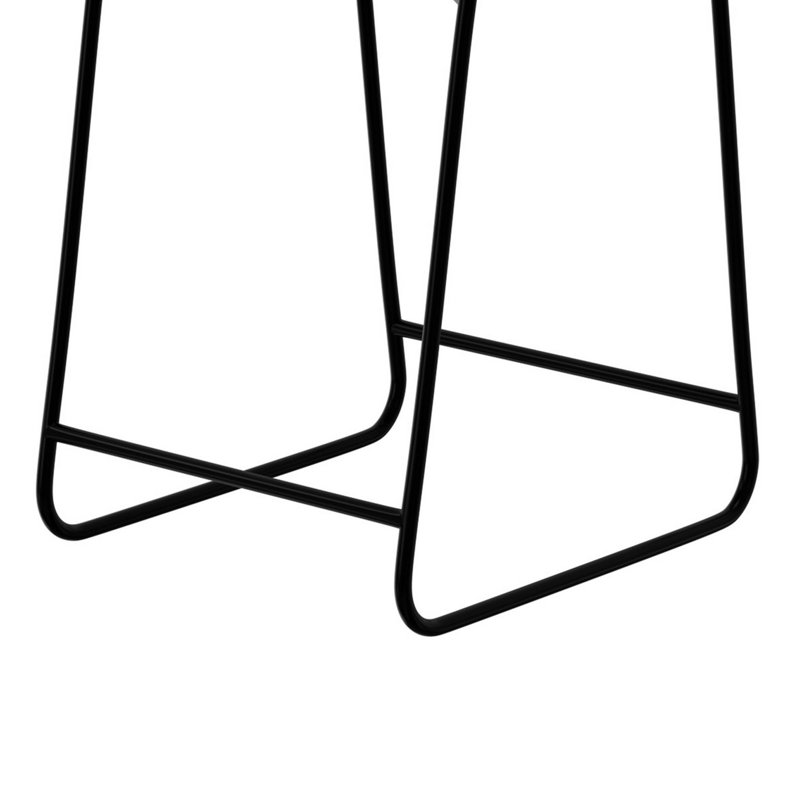 Chaise Suze, dossier arqué, Tabouret de bar (hauteur de siège 30 po), Brun cognac