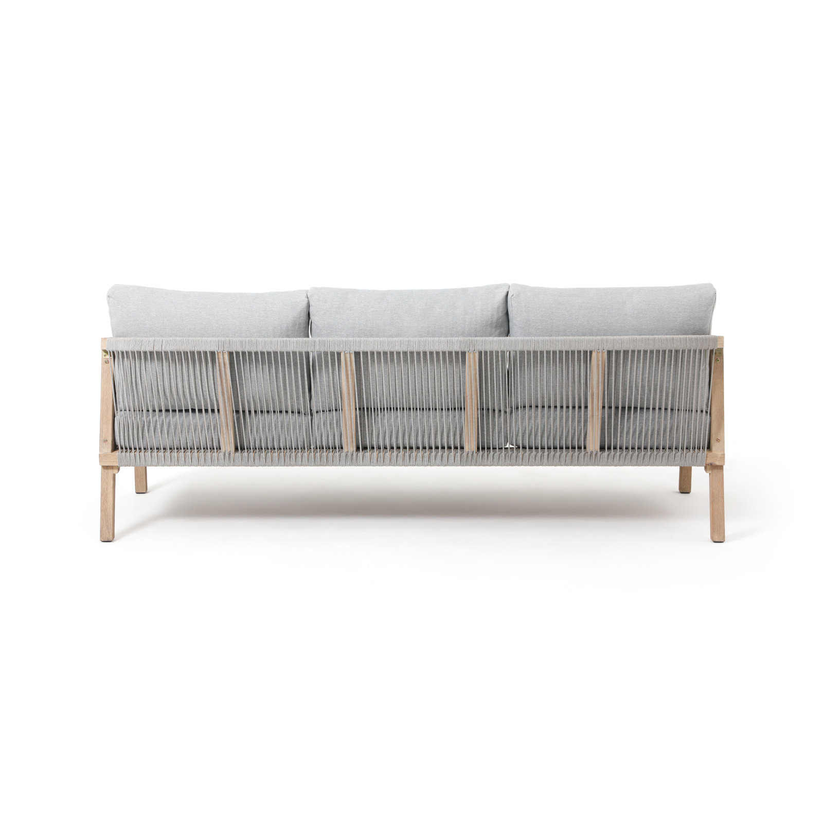 Andrek 80" Acacia Patio Sofa