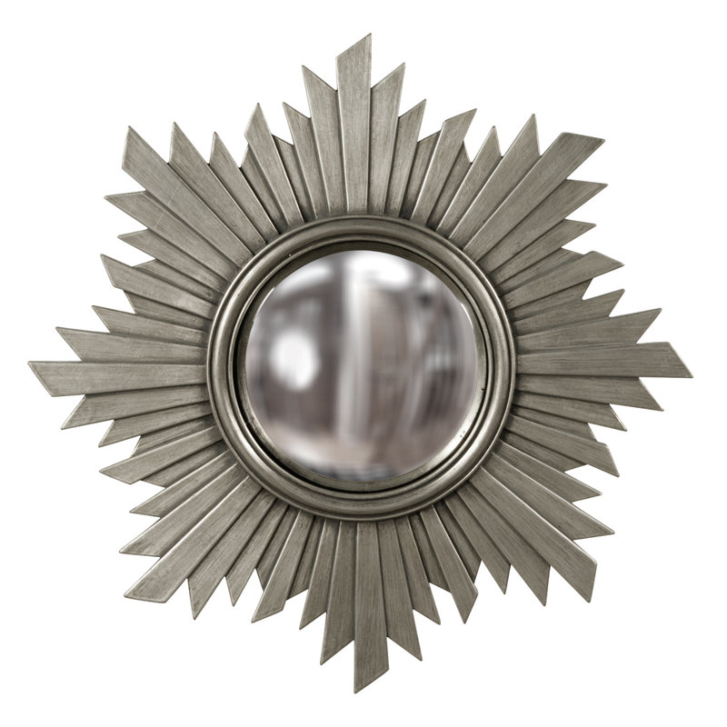 Miroir décoratif or et or moderne Sunburst, Nickel