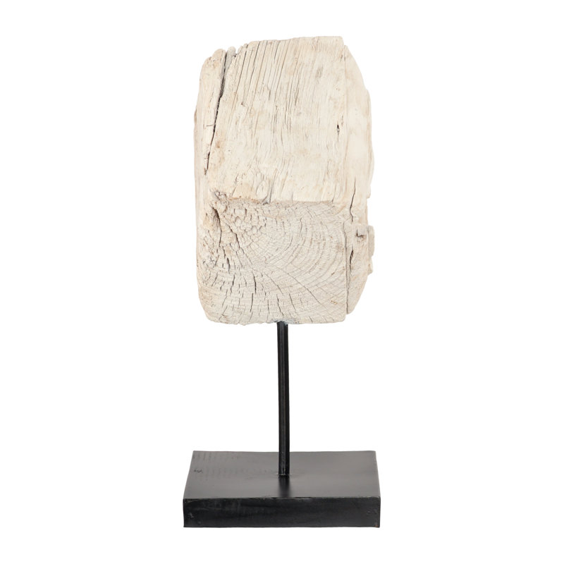 Eroded Wood Block on Stand
