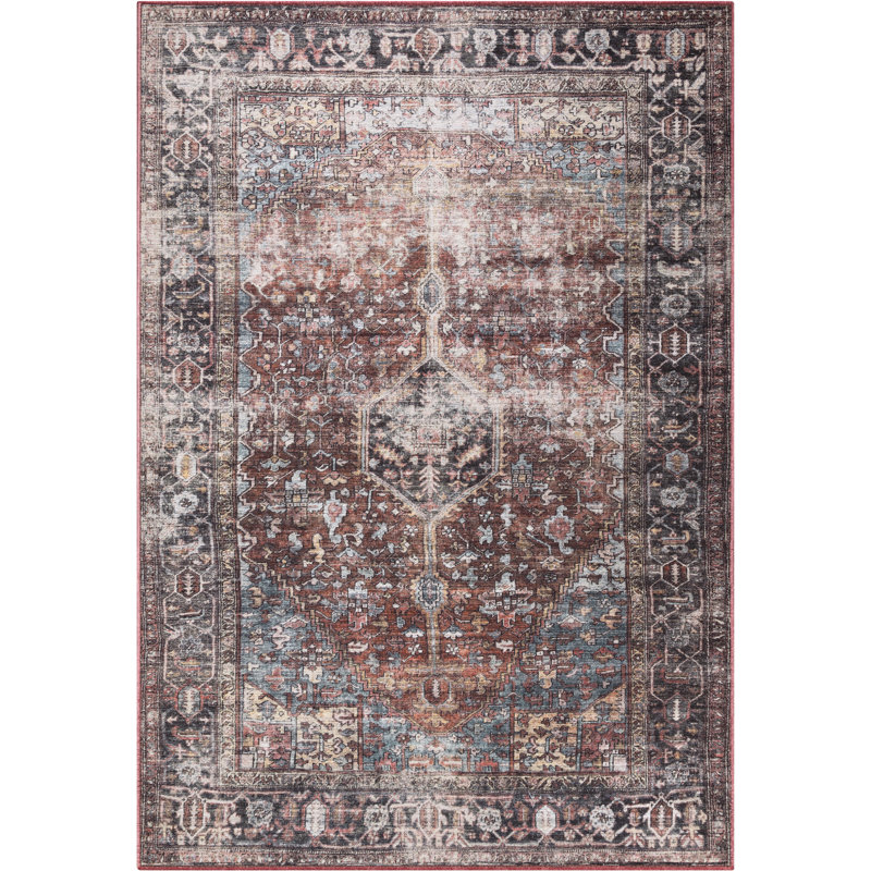 Devendr Oriental Indoor Rug, Rectangle 4' x 6'