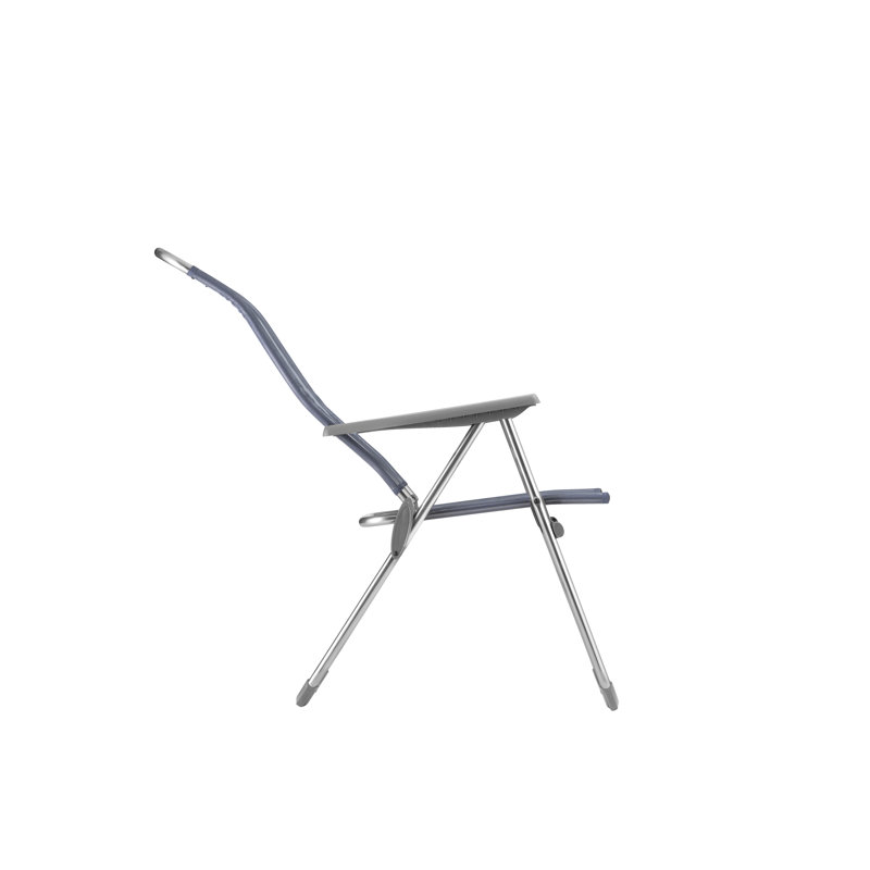 Lafuma Alu Cham Batyline Reclining Chair - Adjustable Seating Position Padded Folding Armchair Sharilynn, Ocean Blue