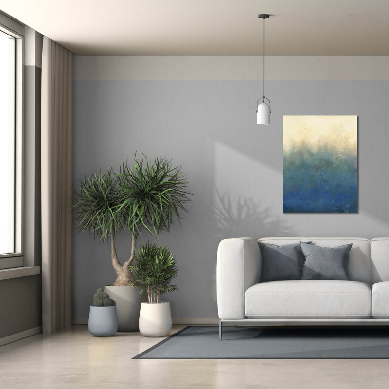  «Sea and Sky 2» par Chariklia Zarris, art mural sur toile, 26 po x 34 po