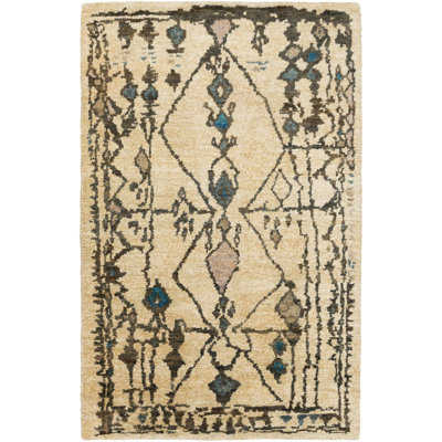 Semele Brown Hand-Knotted Jute Rug