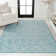 Kemesha Moroccan Beni Souk Turquoise/Cream Rug