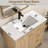 36" Fluted Bathroom Vanity With Sink And Faucet-966647530