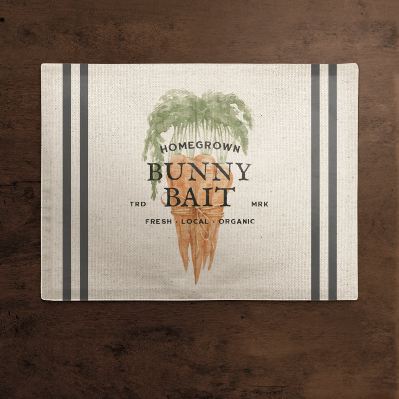 Napperon Bunny Bait Carrots