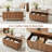 39.37"W Lift Top Coffee Table With Storage-1965090276