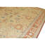 Hand Knotted Wool Area Rug in Gold