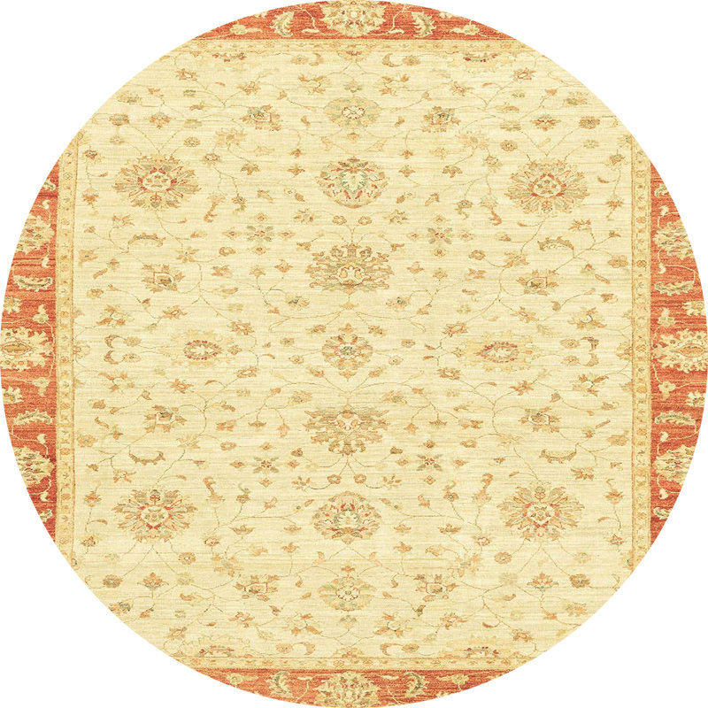 Tapis abstrait moderne 3402, Rond 5 pi