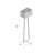 Aksel 60'' Brushed Nickel Column Floor Lamp