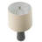Modern Speckled Glass Table Lamp With Beige Drum Shade