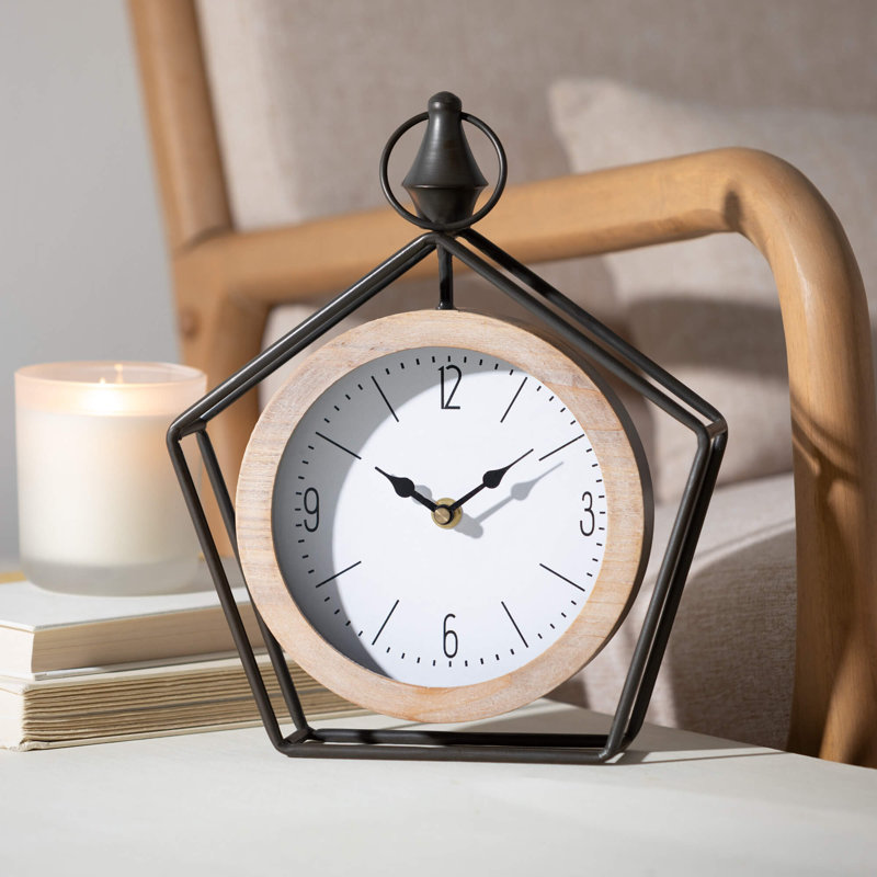 Metal Mechanical Tabletop Clock