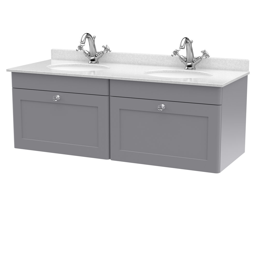 Classique 1220mm Double Bathroom Vanity with Undermount Vitreous China Basin